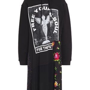 NWT~MCQ~Alexander McQueen Fr. Terry/Printed Midi Dress~Never Worn